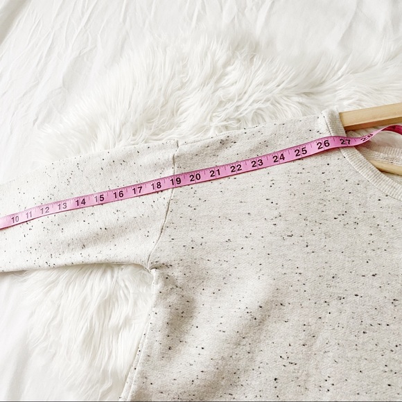 Speckled Print • Cozy Lace Up Neck Sweatshirt - Picture 5 of 7